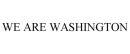 WE ARE WASHINGTON trademark