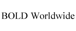 BOLD WORLDWIDE trademark