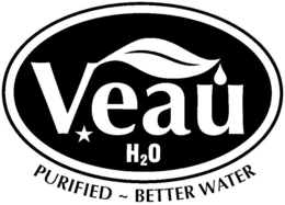 VEAU H2O PURIFIED ~ BETTER WATER trademark