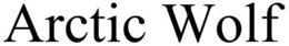 ARCTIC WOLF trademark