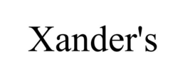 XANDER'S trademark