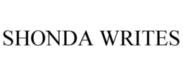 SHONDA WRITES trademark