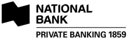NATIONAL BANK PRIVATE BANKING 1859 trademark
