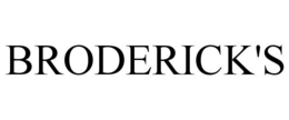 BRODERICK'S trademark
