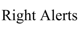 RIGHT ALERTS trademark