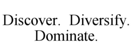 DISCOVER. DIVERSIFY. DOMINATE. trademark