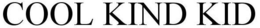 COOL KIND KID trademark