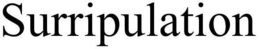 SURRIPULATION trademark