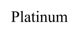 PLATINUM trademark