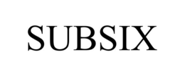 SUBSIX trademark