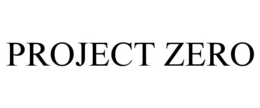 PROJECT ZERO trademark