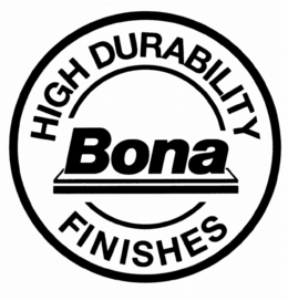 BONA HIGH DURABILITY FINISHES trademark