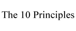 THE 10 PRINCIPLES trademark