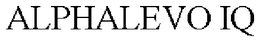 ALPHALEVO IQ trademark