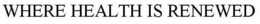 WHERE HEALTH IS RENEWED trademark