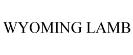 WYOMING LAMB trademark