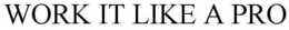 WORK IT LIKE A PRO trademark