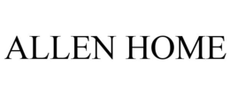 ALLEN HOME trademark
