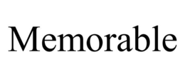MEMORABLE trademark