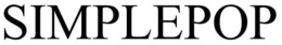 SIMPLEPOP trademark