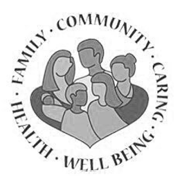 FAMILY · COMMUNITY ·CARING ·HEALTH ·WELL BEING · trademark