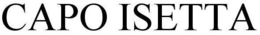 CAPO ISETTA trademark