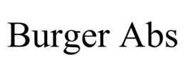 BURGER ABS trademark
