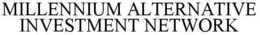 MILLENNIUM ALTERNATIVE INVESTMENT NETWORK trademark