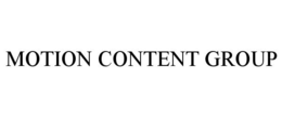MOTION CONTENT GROUP trademark