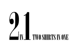 2 IN 1 TWO SHIRTS IN ONE trademark