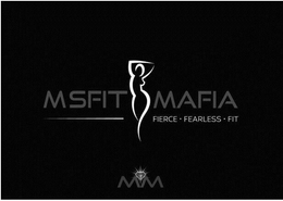 MSFIT MAFIA FIERCE · FEARLESS · FIT MM trademark