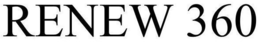 RENEW 360 trademark