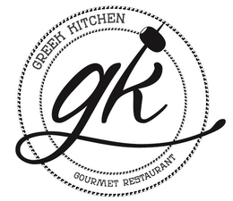 GK GREEK KITCHEN GOURMET RESTAURANT trademark