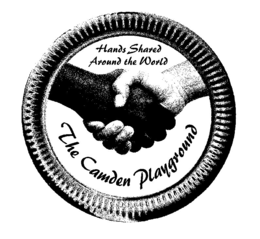 THE CAMDEN PLAYGROUND HANDS SHARED AROUND THE WORLD trademark