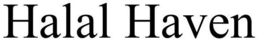 HALAL HAVEN trademark