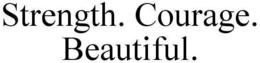 STRENGTH. COURAGE. BEAUTIFUL. trademark