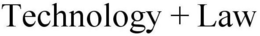 TECHNOLOGY + LAW trademark