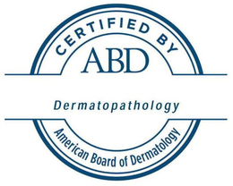 CERTIFIED BY ABD DERMATOPATHOLOGY AMERICAN BOARD OF DERMATOLOGY trademark