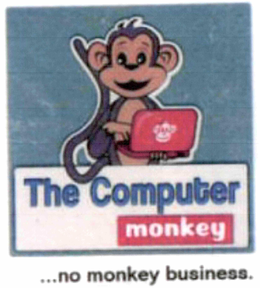 THE COMPUTER MONKEY...NO MONKEY BUSINESS. trademark