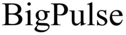 BIGPULSE trademark