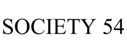 SOCIETY 54 trademark