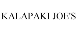 KALAPAKI JOE'S trademark