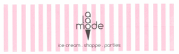 A LA MODE ICE CREAM . SHOPPE . PARTIES trademark