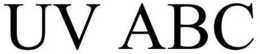 UV ABC trademark