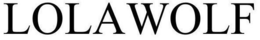 LOLAWOLF trademark