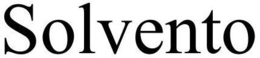 SOLVENTO trademark