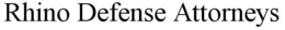 RHINO DEFENSE ATTORNEYS trademark