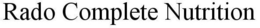 RADO COMPLETE NUTRITION trademark