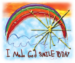 I MADE GOD SMILE TODAY trademark