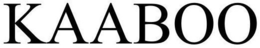 KAABOO trademark